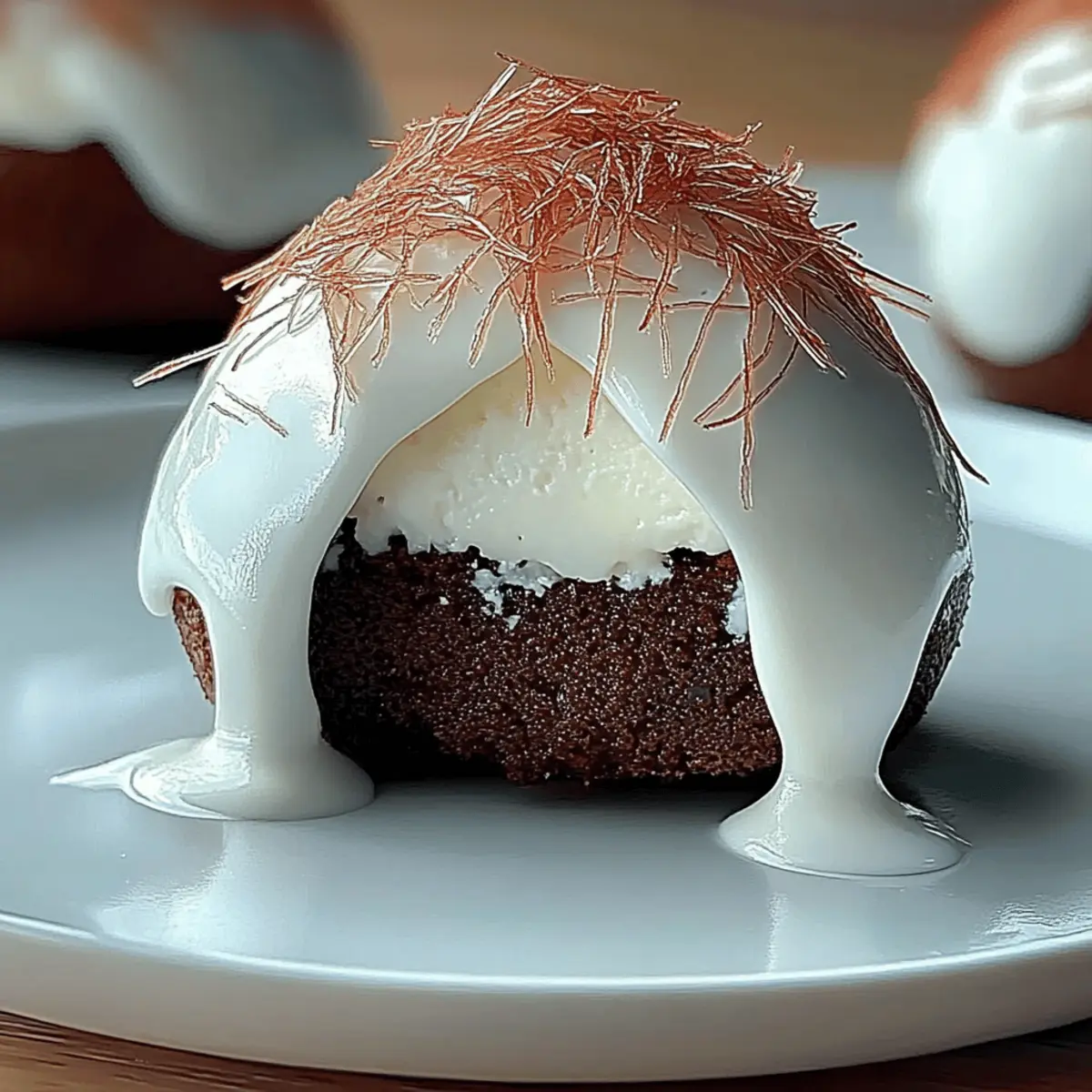 Coconut Chocolate Dome
