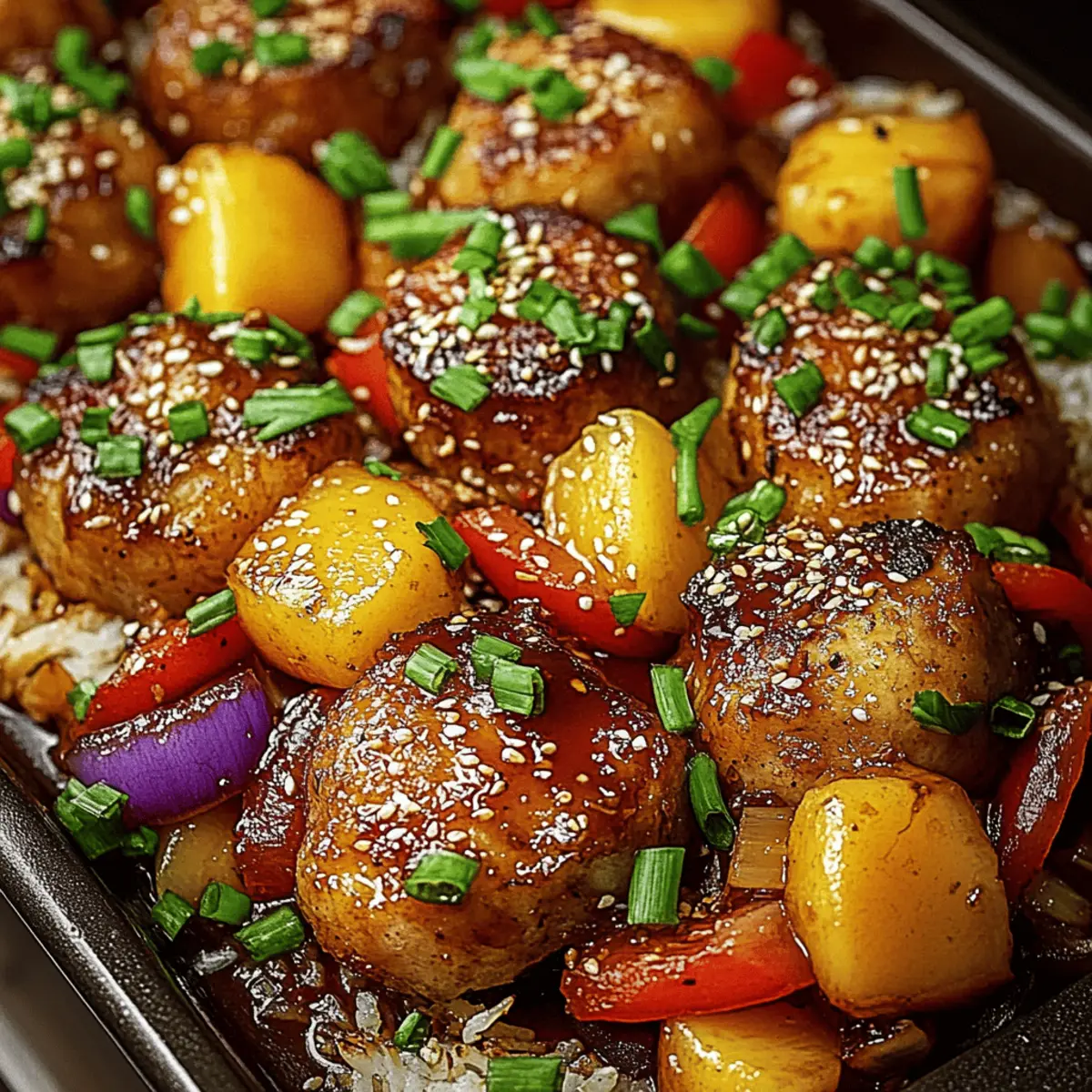 Sheet Pan Teriyaki Chicken and Pineapple