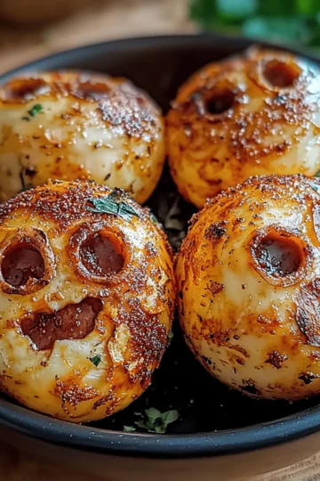 Spooky Skull Potatoes