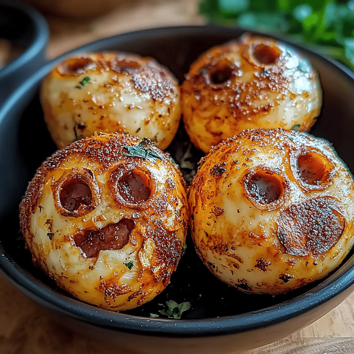 Spooky Skull Potatoes