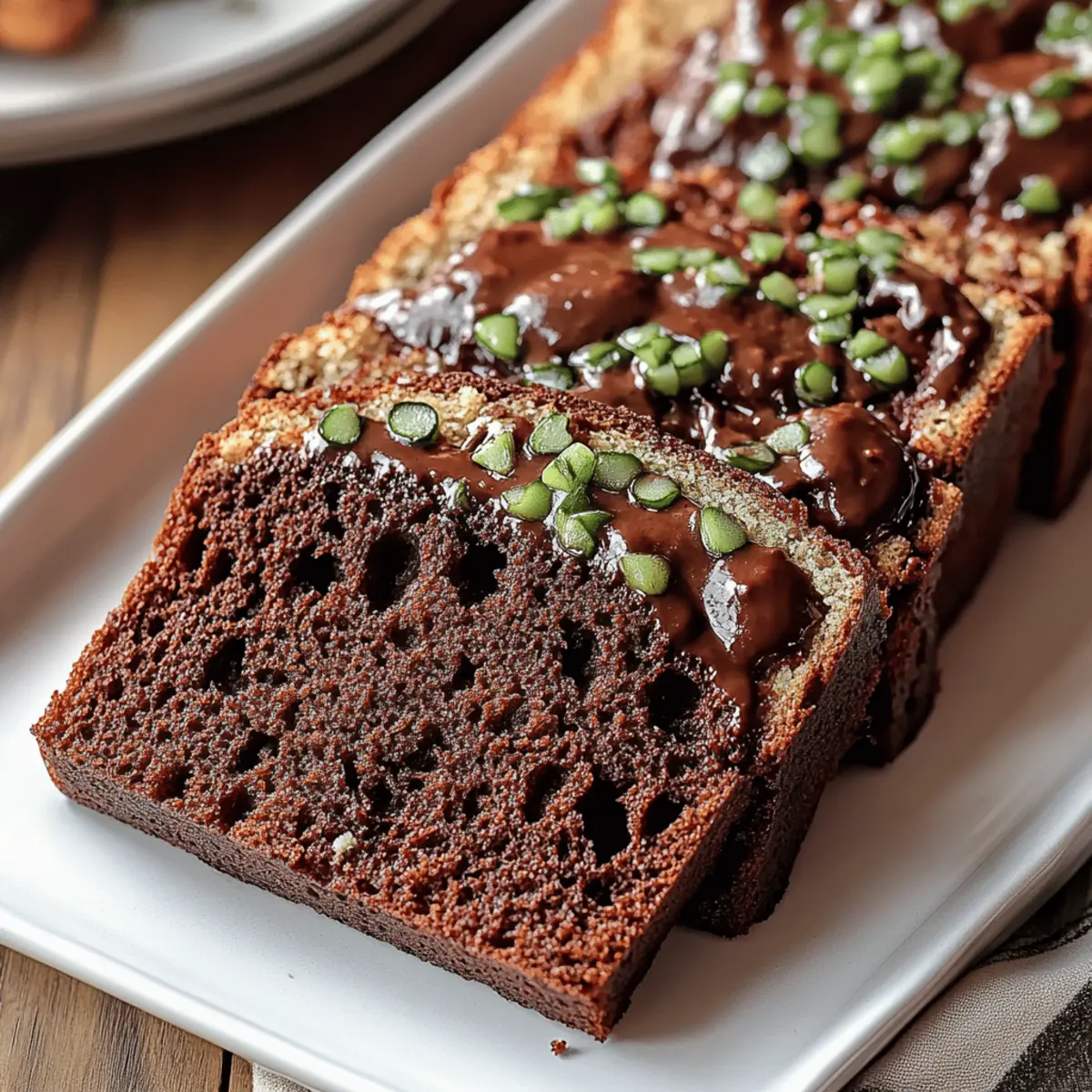 Double Chocolate Cake Mix Zucchini Bread