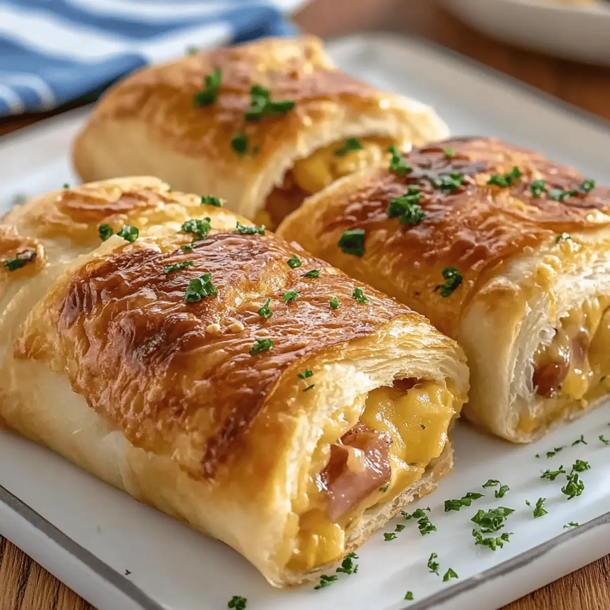 Sausage Egg Breakfast Roll-Ups