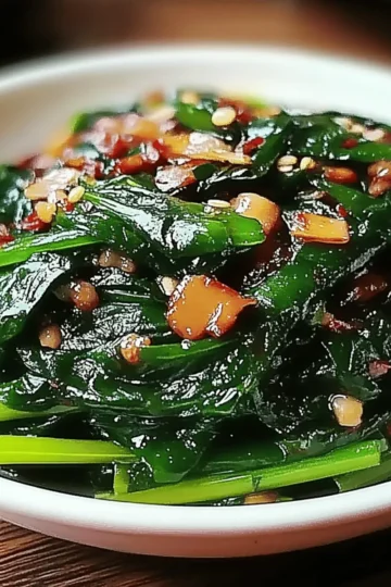 Korean Spinach Salad
