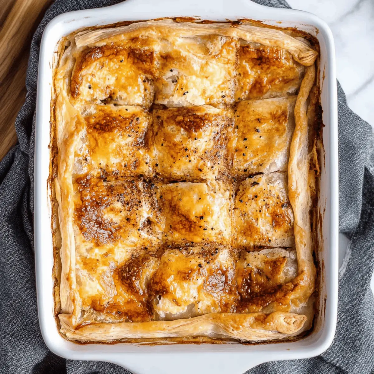 Phyllo Meat Pie