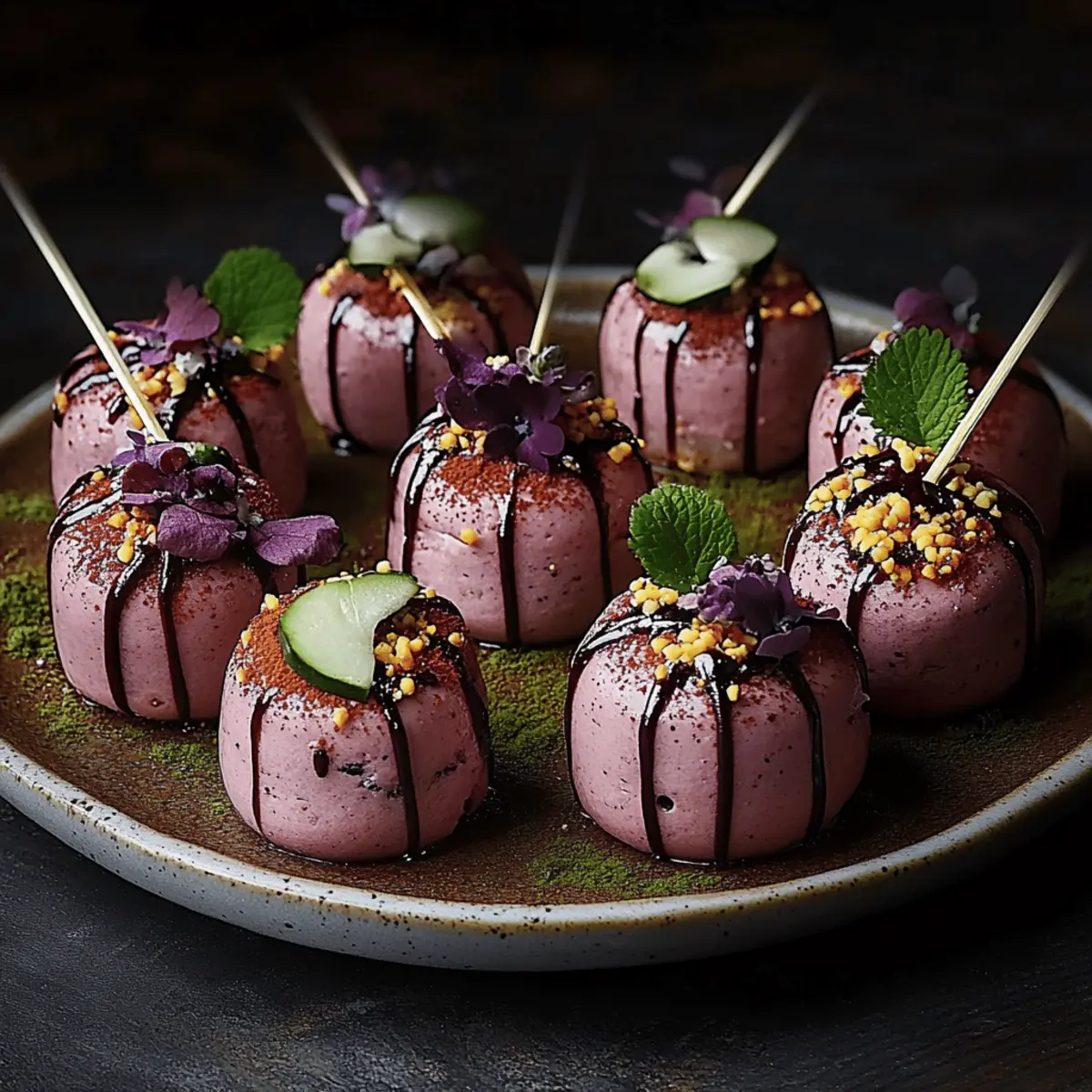 Forbidden Forest Blackberry Cheesecake Pops