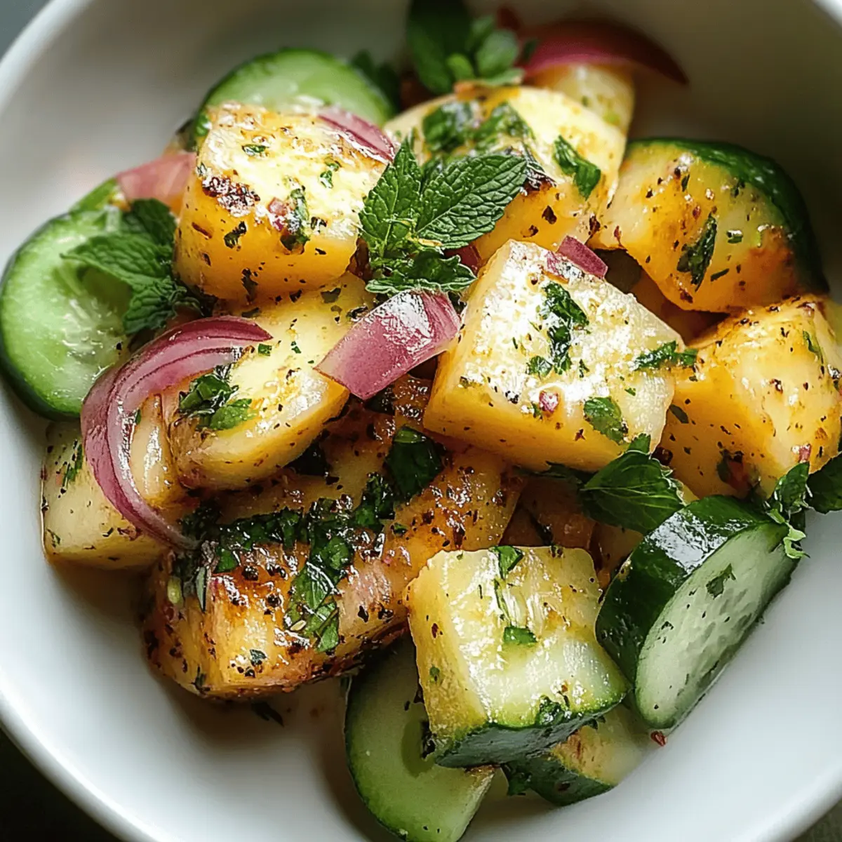 Pineapple Cucumber Salad