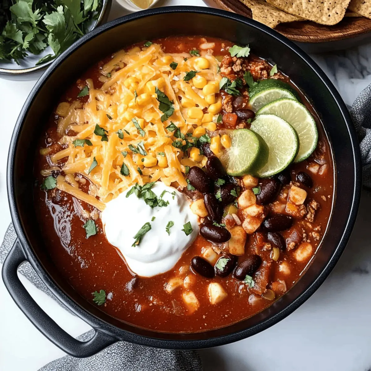 Beef Taco Soup