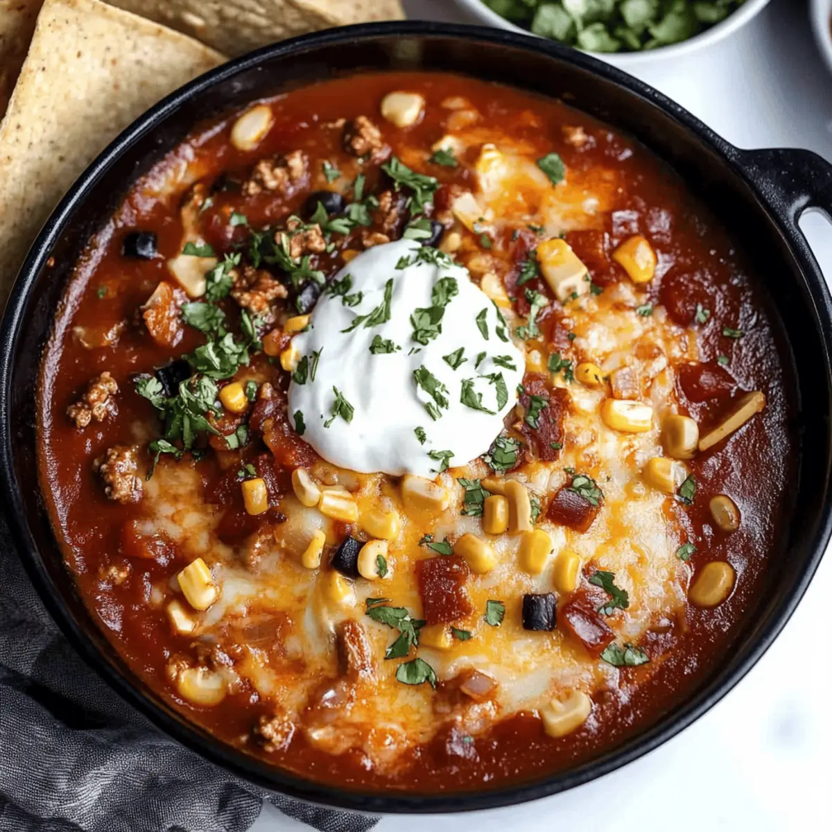 Beef Taco Soup