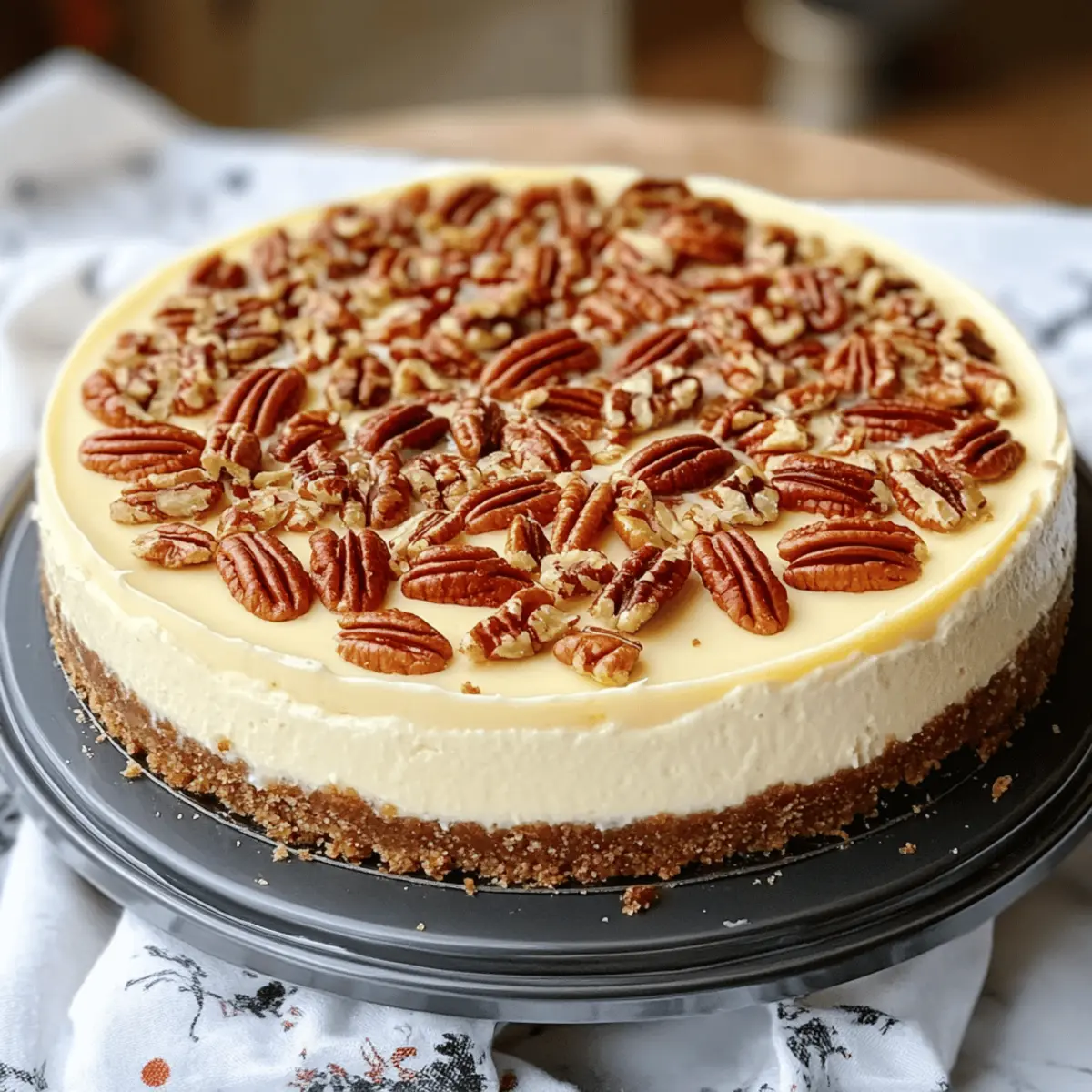 Browned Butter Pecan Cheesecake