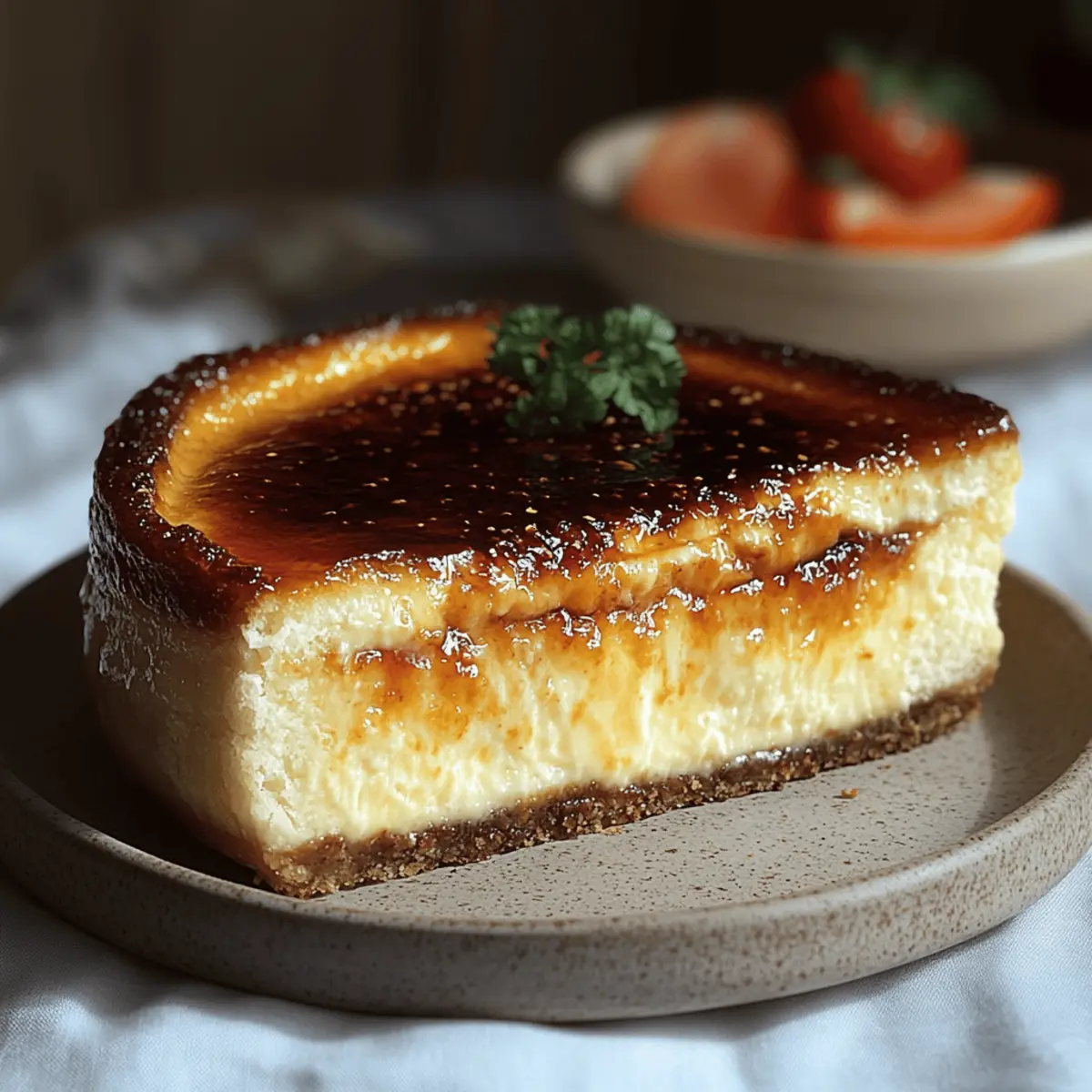 Crème Brûlée Cheesecake