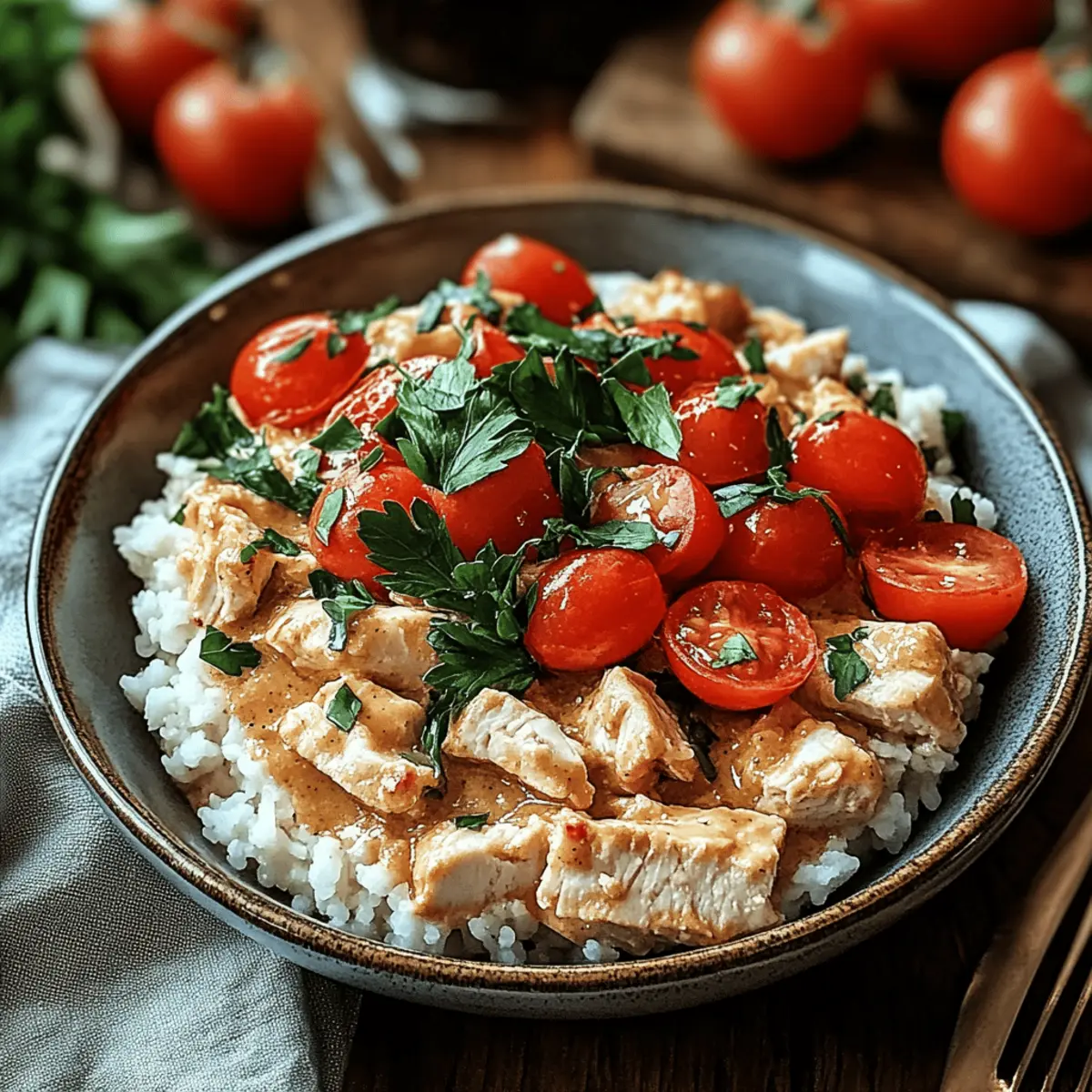 Coconut Chicken Rice Bowl