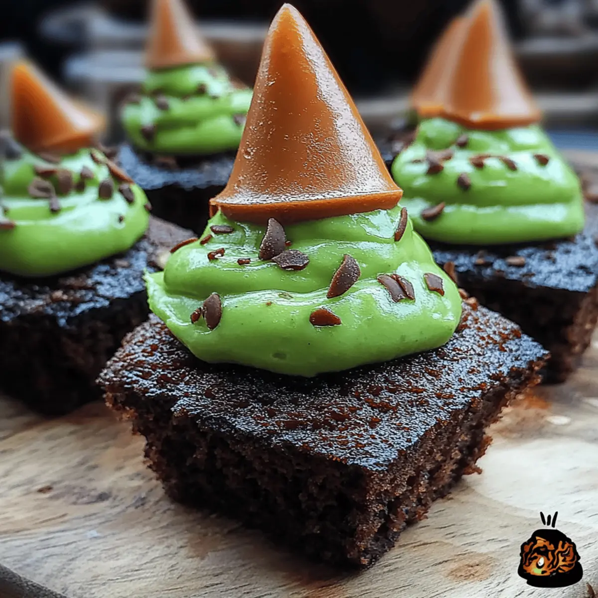 Wicked Witch Hat Brownies