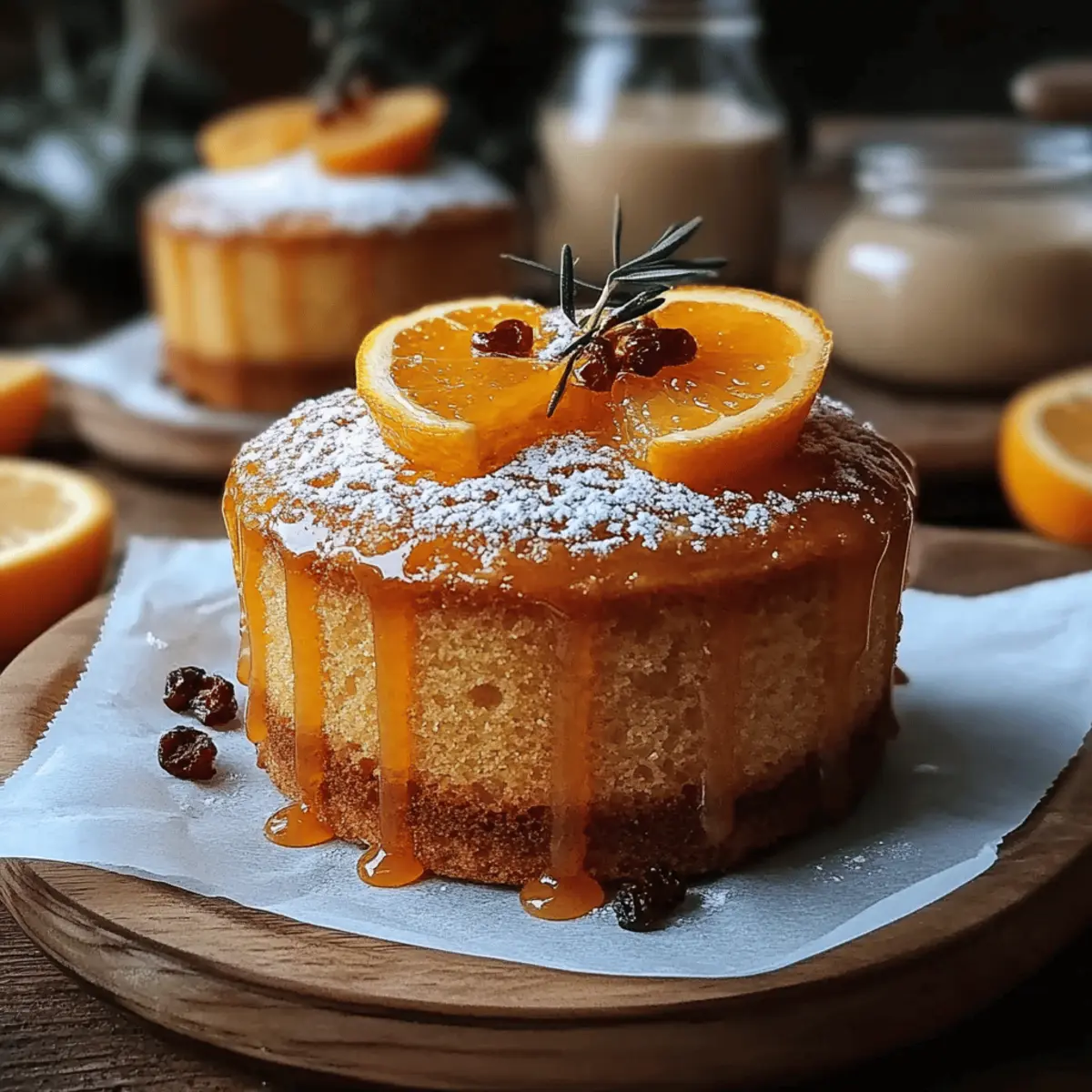 Orange Ginger Honey Cake