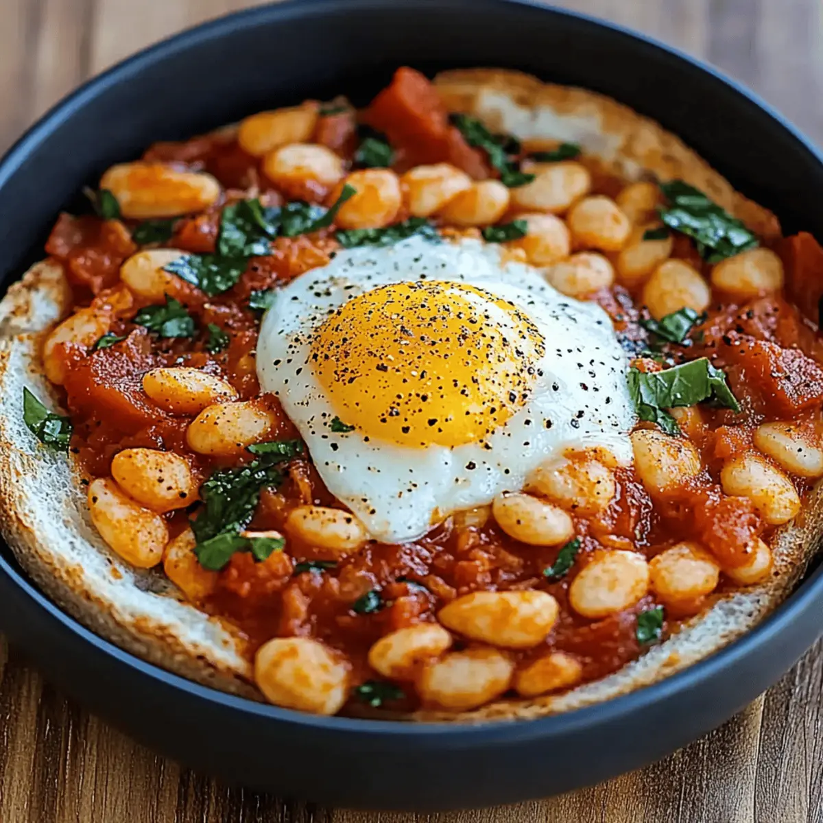 Spanish Beans & Eggs