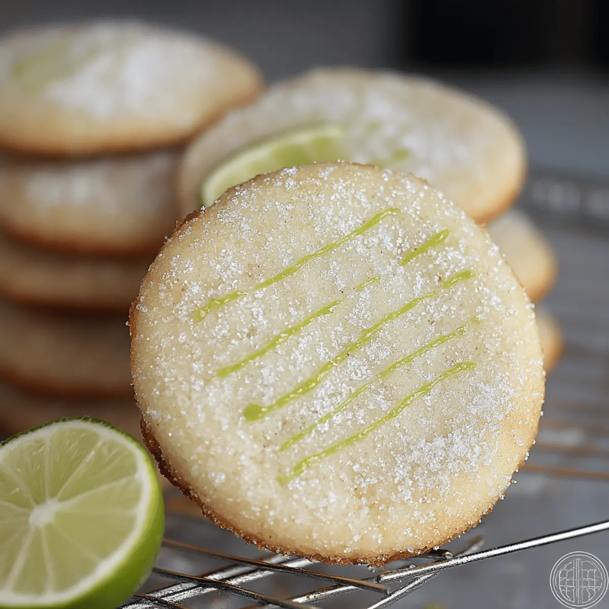 Lime Sugar Cookies