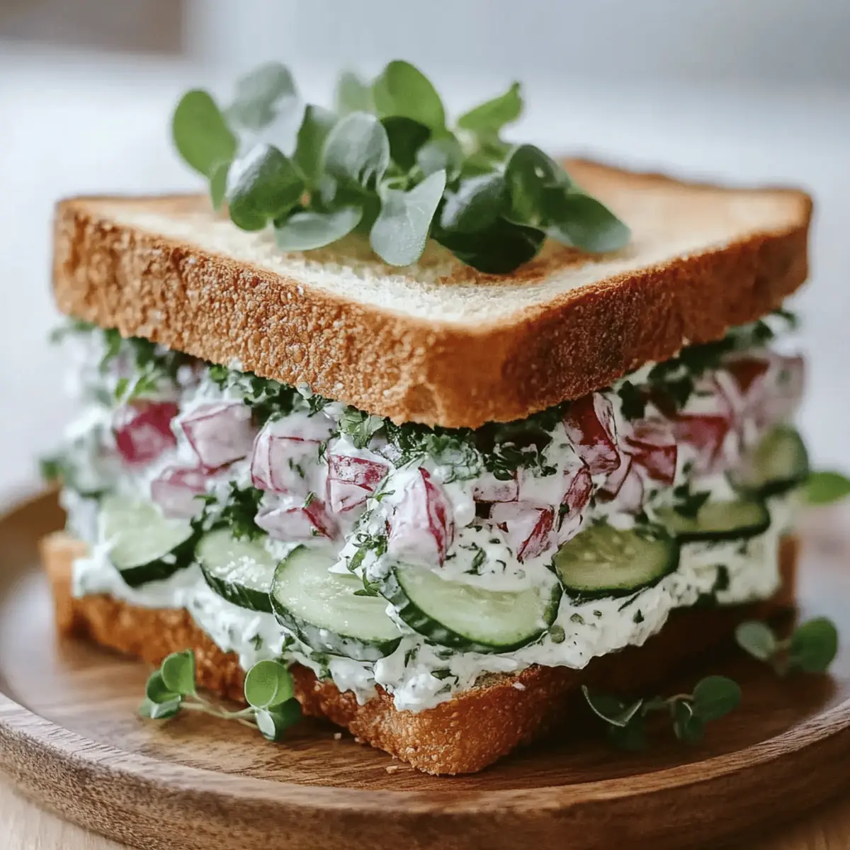 Cucumber Salad Sandwiches