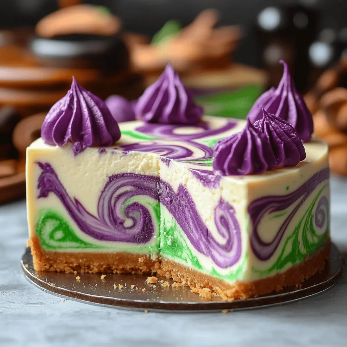 Polyjuice Potion Swirl Cheesecake