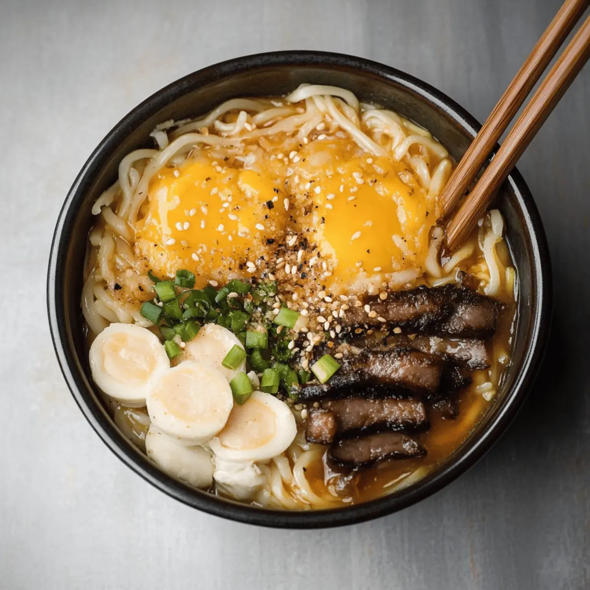 Creamy Vegetarian Peanut Miso Ramen