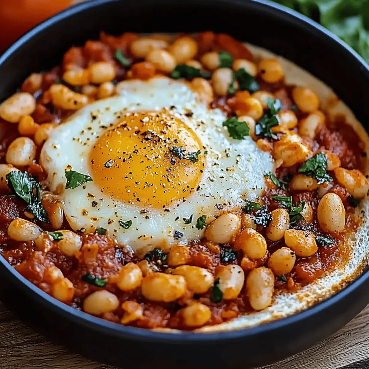Spanish Beans & Eggs