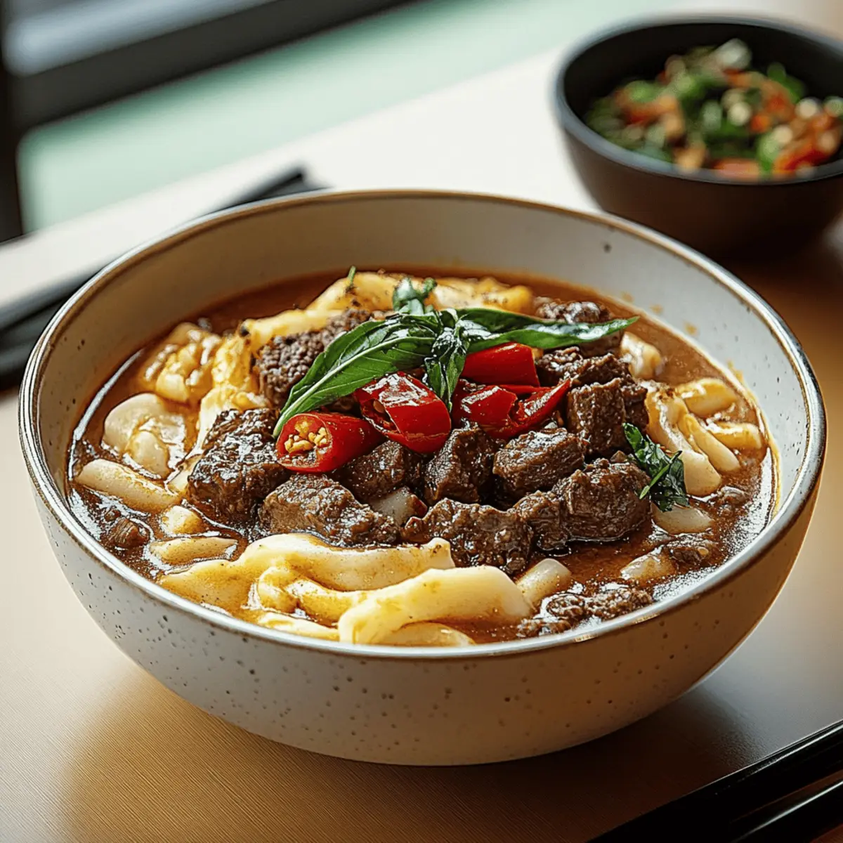 Satay Beef Noodle Soup