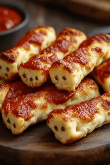 Cheesy Halloween Breadstick Bones