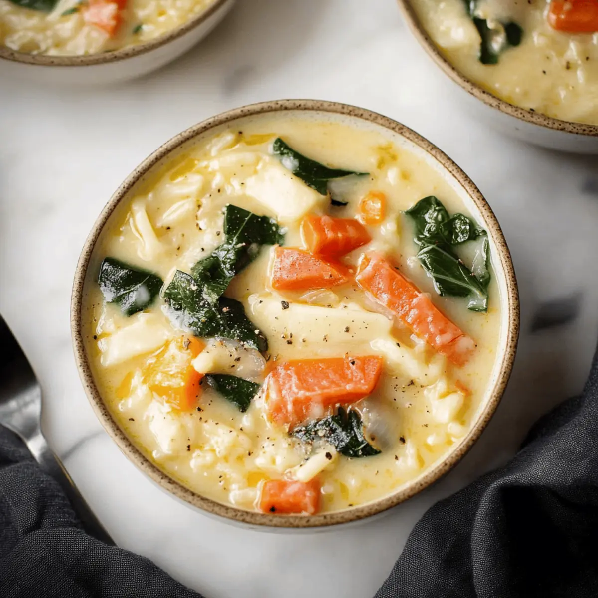 Creamy Turkey Orzo Soup