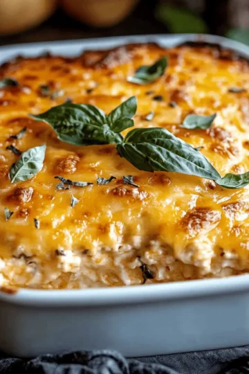 Cheesy Chicken and Rice Casserole