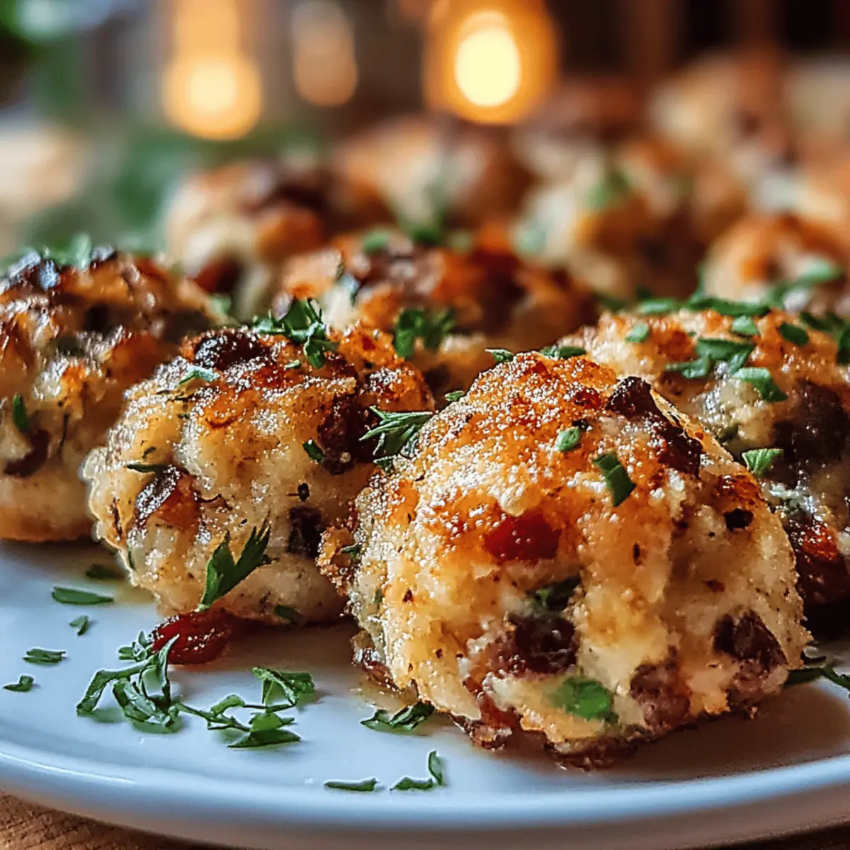 Cranberry Turkey Stuffing Balls