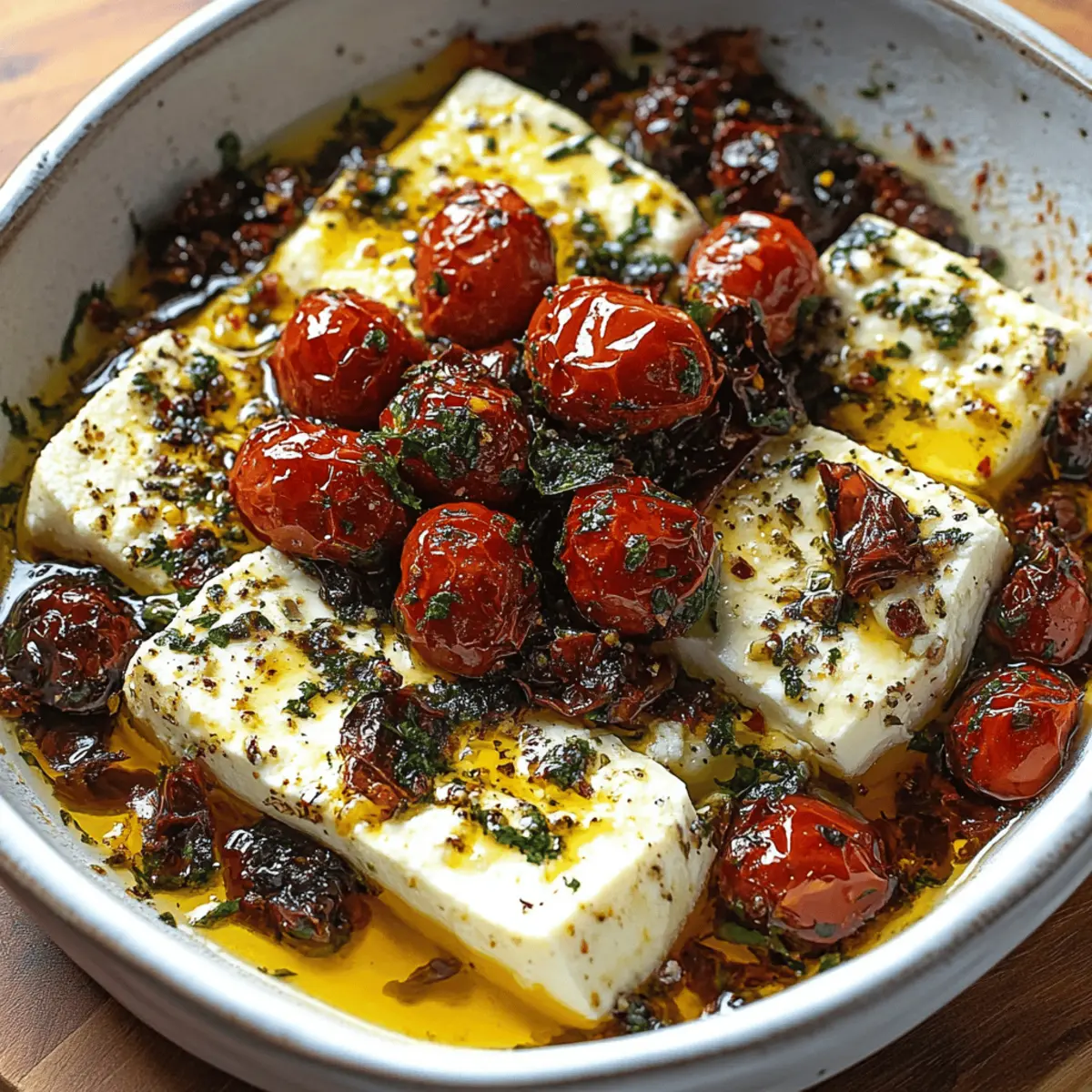 Creamy Baked Feta