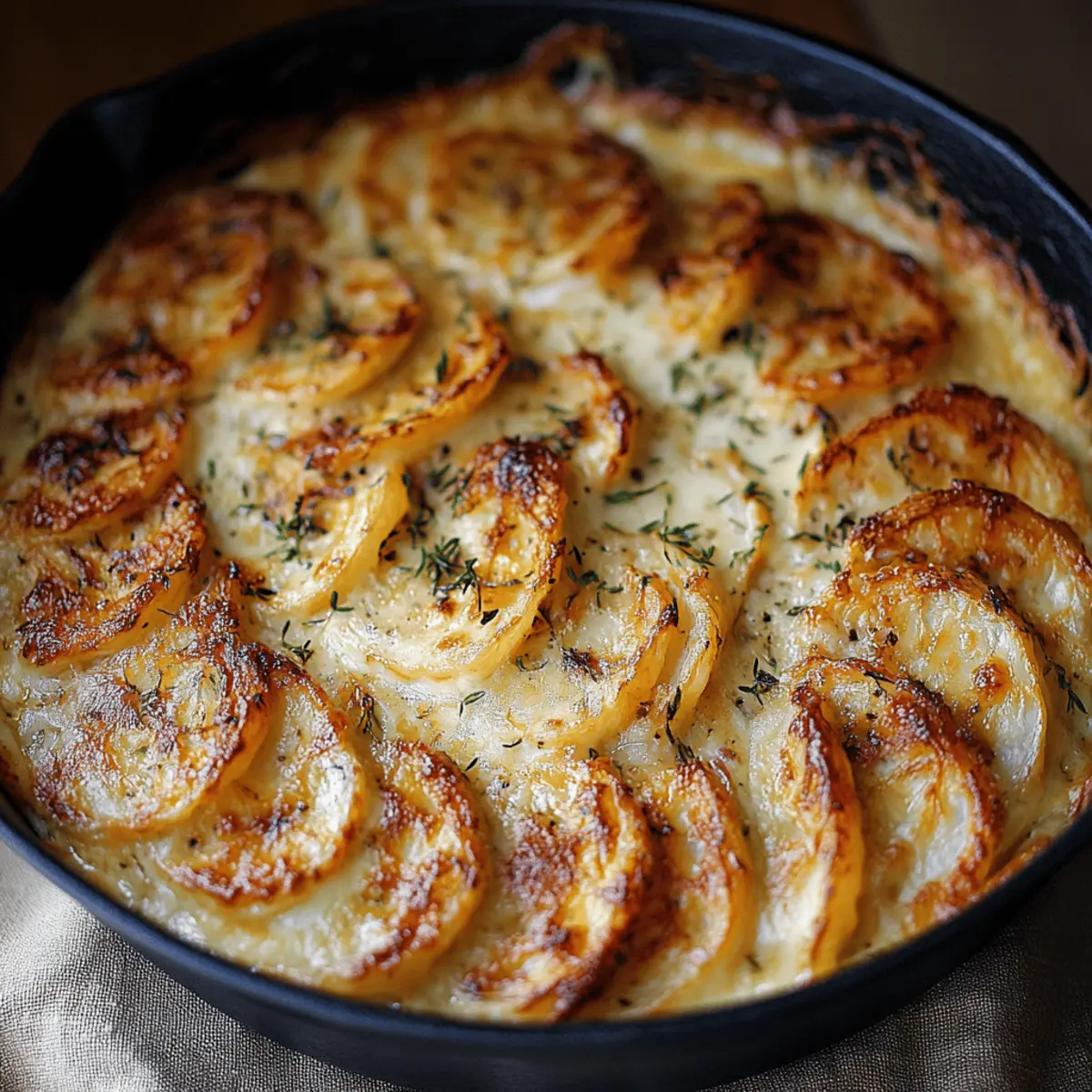 Creamy Cheesy Potato Gratin