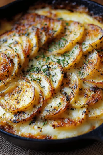 Creamy Cheesy Potato Gratin