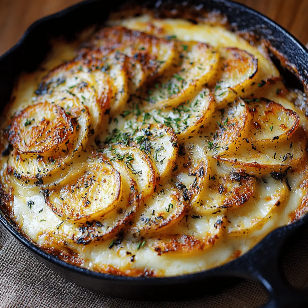 Creamy Cheesy Potato Gratin