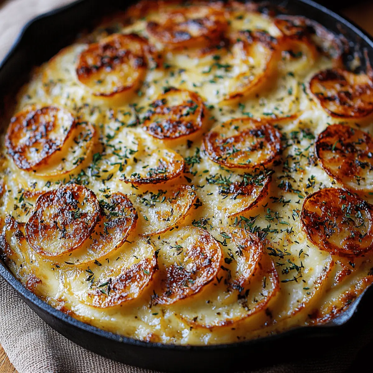 Creamy Cheesy Potato Gratin