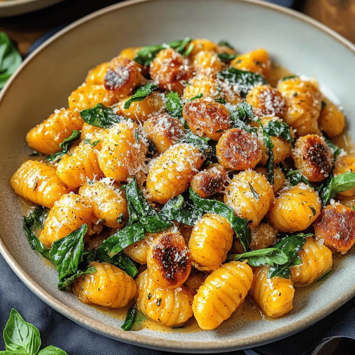 Creamy Pumpkin Gnocchi