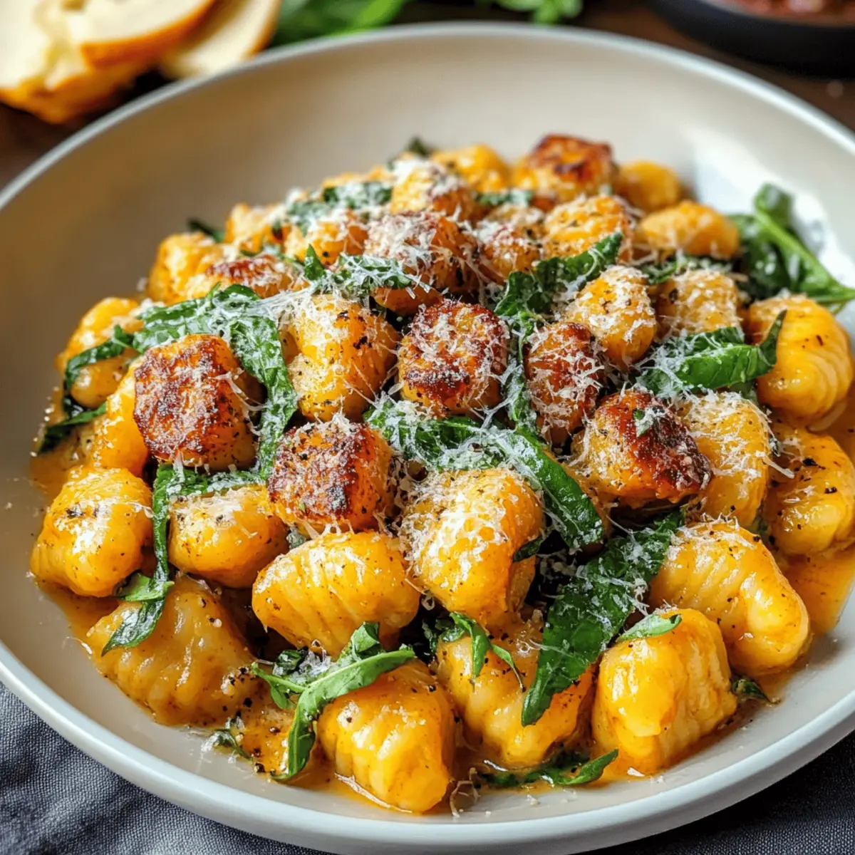 Creamy Pumpkin Gnocchi