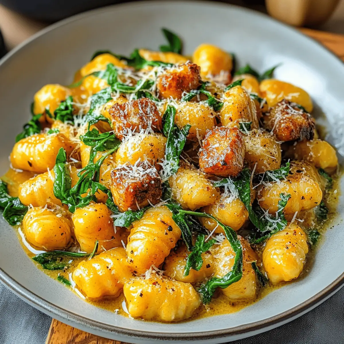 Creamy Pumpkin Gnocchi