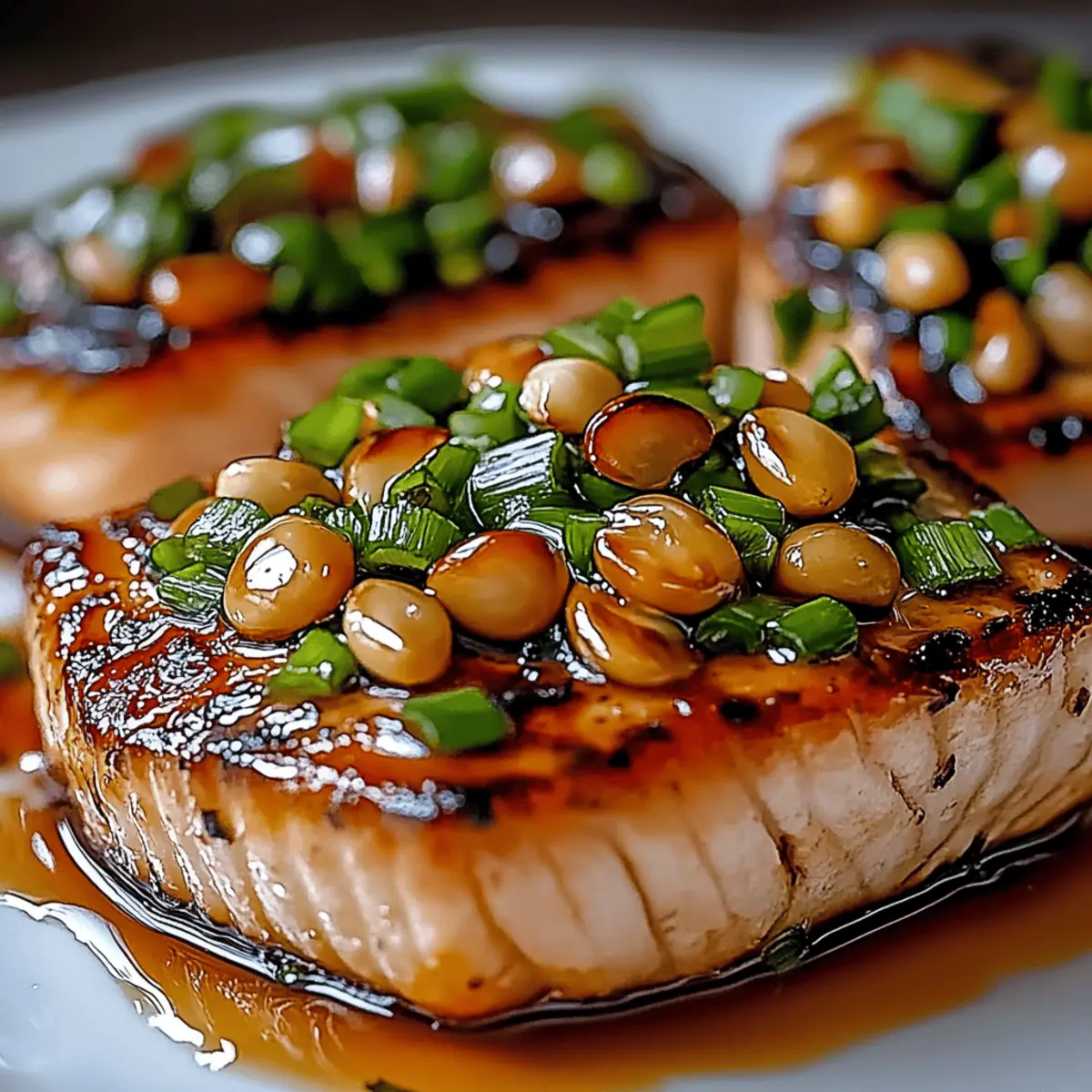 Crispy Honey Garlic Glazed Salmon