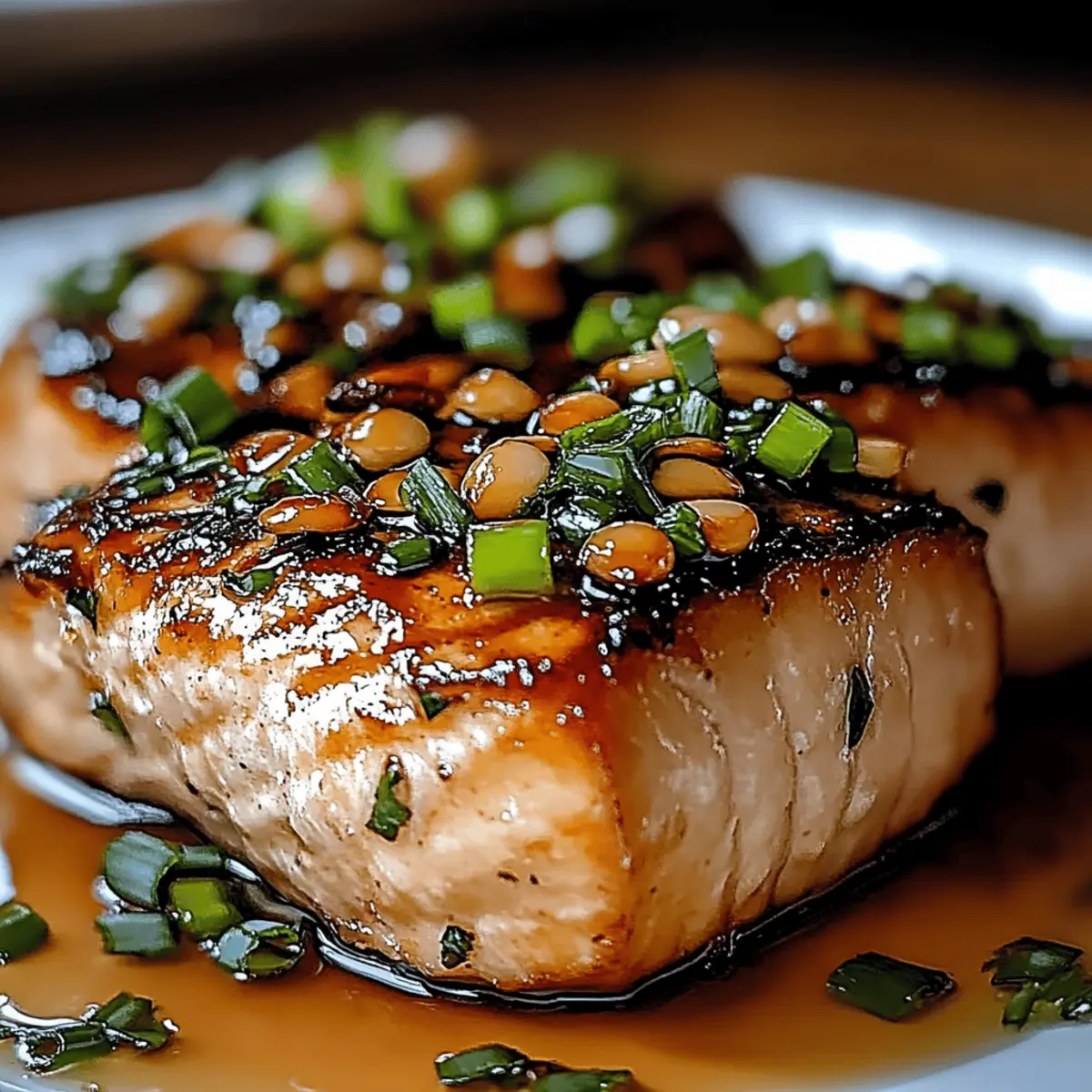 Crispy Honey Garlic Glazed Salmon