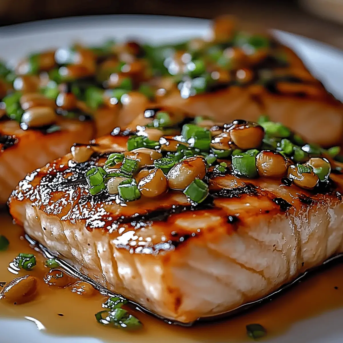 Crispy Honey Garlic Glazed Salmon
