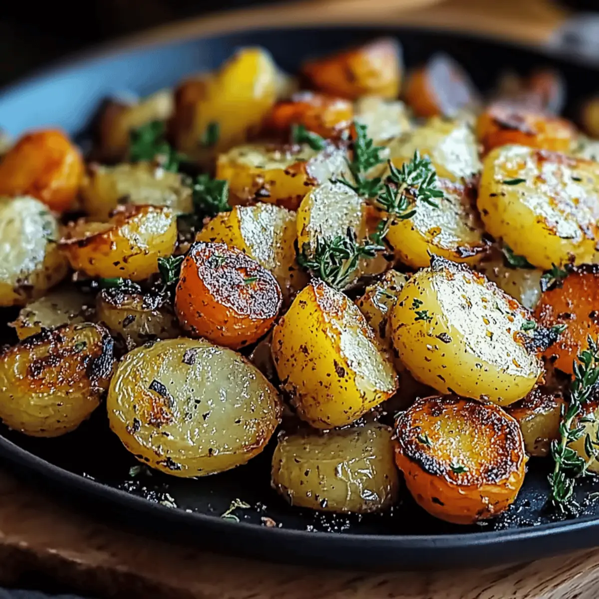 Garlic Herb Roasted Potatoes Carrots Zucchini