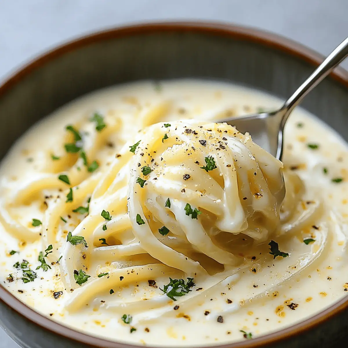Garlic Parmesan Cream Sauce