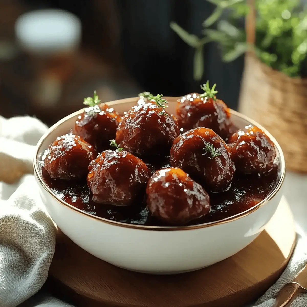 Grape Jelly Meatballs