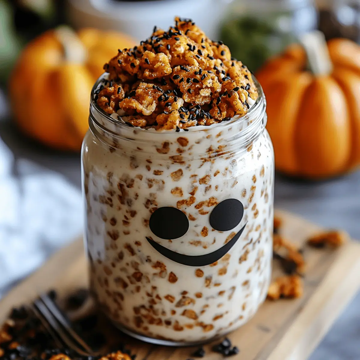 Halloween Overnight Oats