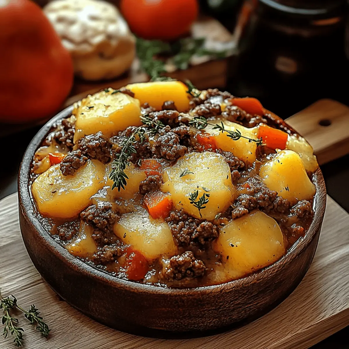 Hamburger Potato Casserole