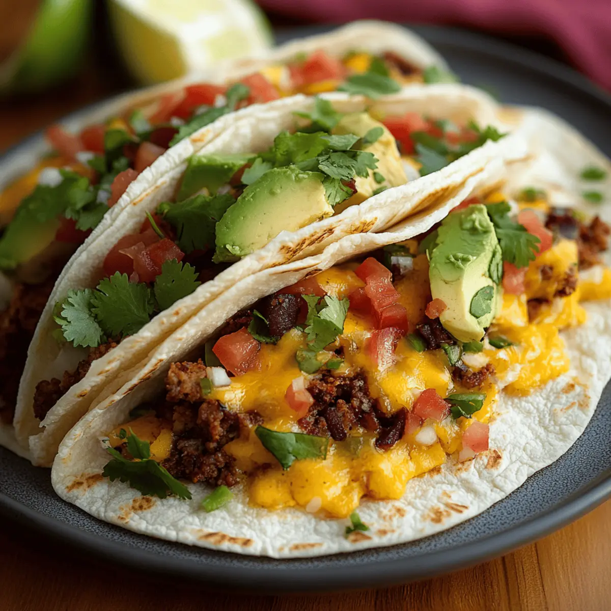 Hearty Mexican‑Style Breakfast Tacos