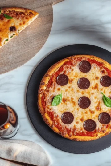 Jack-O-Lantern Halloween Pizza