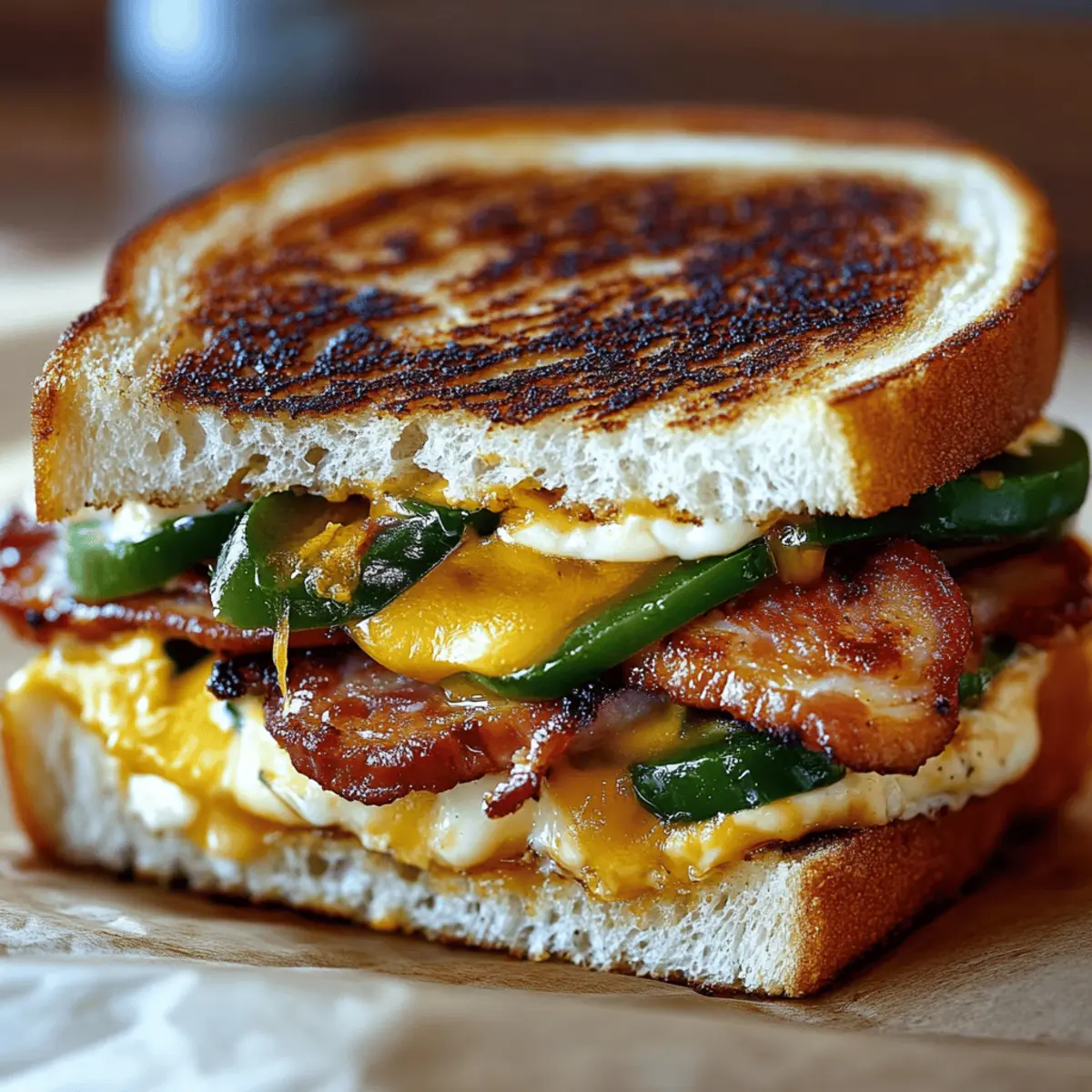 Jalapeño Popper Grilled Cheese