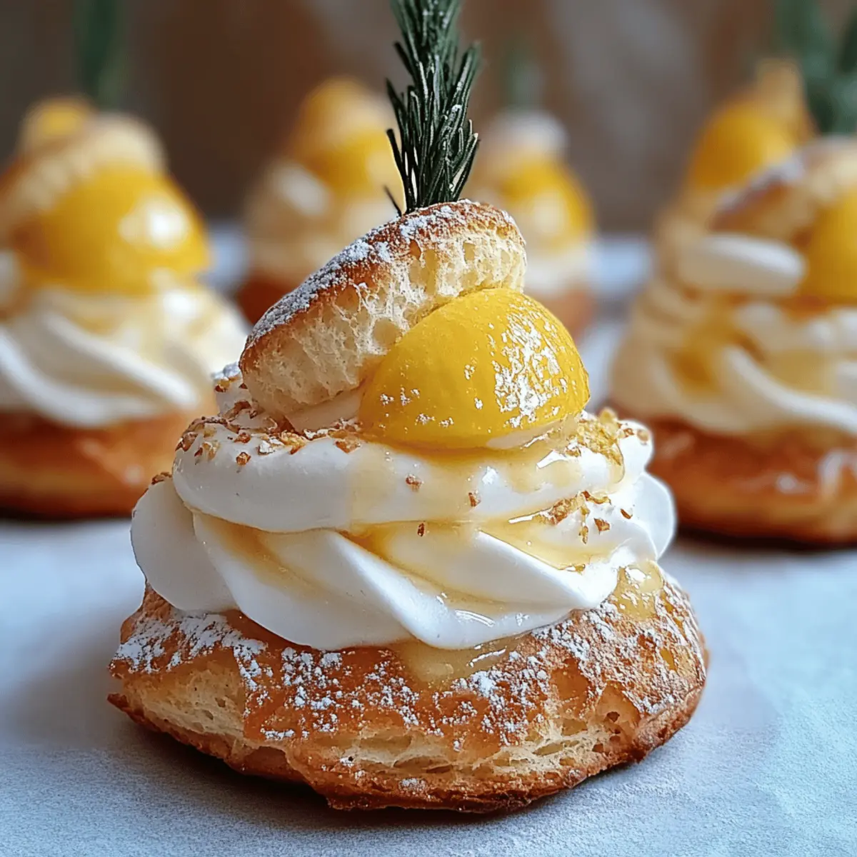 Lemon Cream Puffs