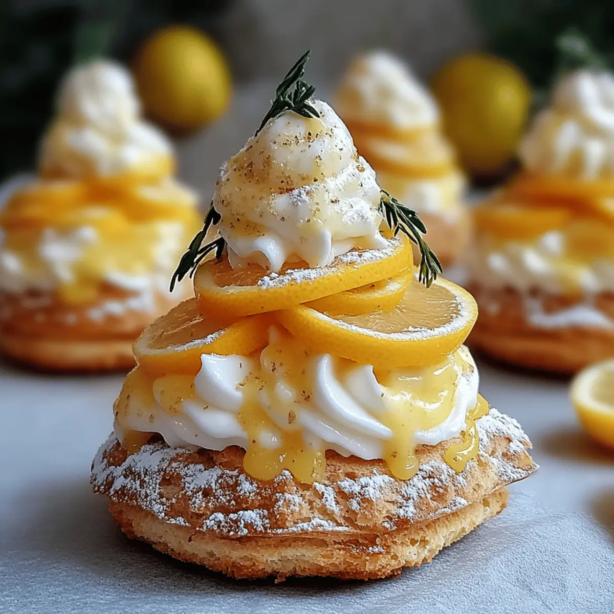 Lemon Cream Puffs