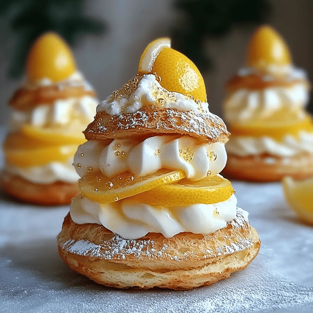 Lemon Cream Puffs